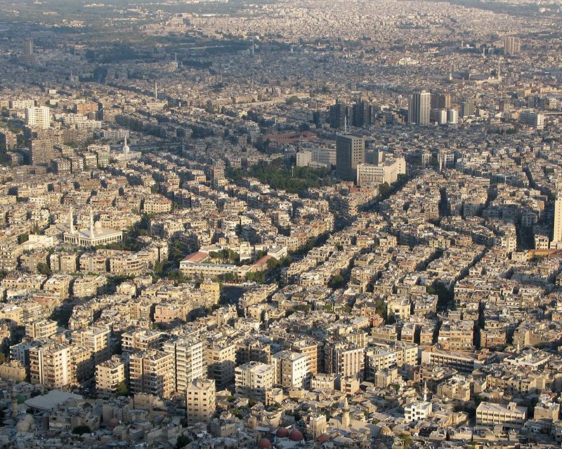 Damascus, capital of Syrien